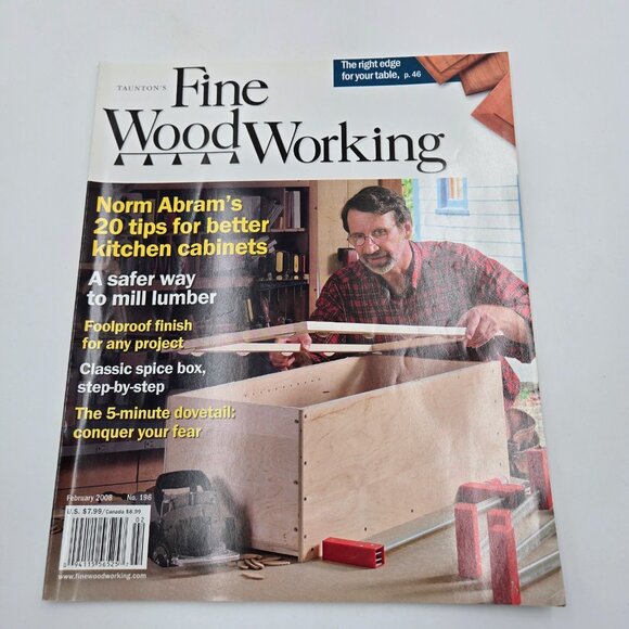 Tauton’s Fine Woodworking Magazine Lot February April June August October Decemb - Picture 4 of 14
